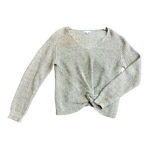 Woven Heart Sweater Medium‎